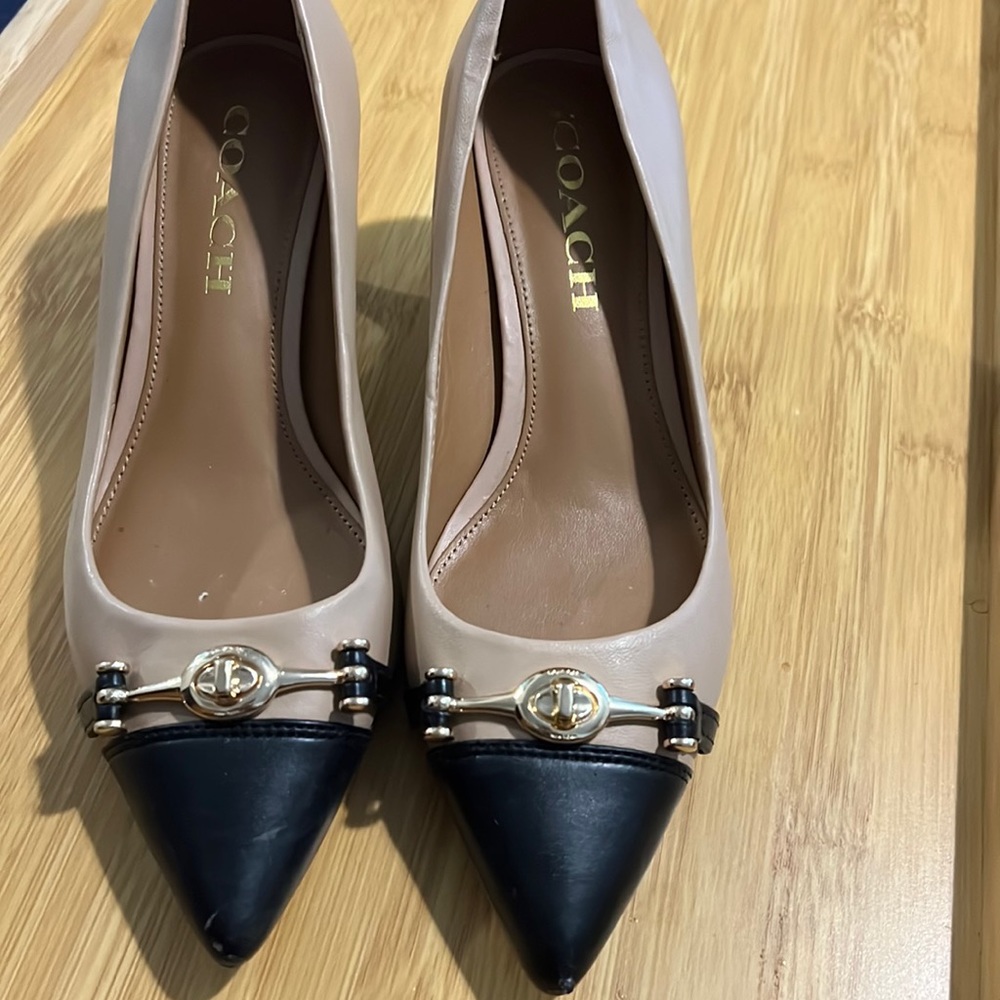 Super comfortable and cute Coach small heels